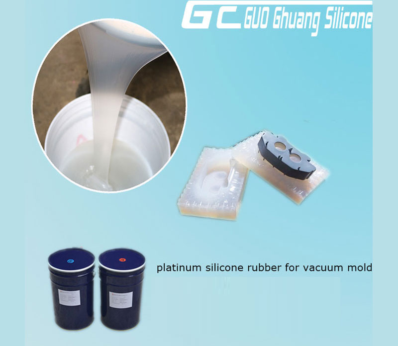 White Two Part RTV2 Platinum Cure Silicone Rubber Good Flowability